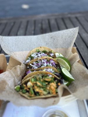 Tacos  at Chicana Vegana in Fullerton