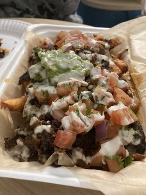 Asada fries  at Chicana Vegana in Fullerton