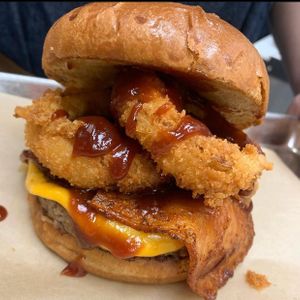 Wild West Burger n Fries at Chicana Vegana in Fullerton