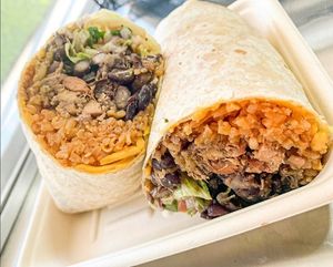 Classic Burrito at Chicana Vegana in Fullerton