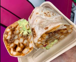 Cali Burrito. (My favorite!!!) at Chicana Vegana in Fullerton