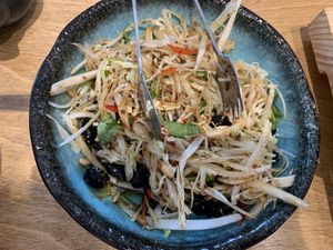 Cabbages (大白菜）dressed with truffle ! My mom’s favorite. Great appetizer at Shàn Guǒ Táng - 善菓堂 in Zhubei