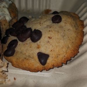 Chocolate chip with chocolate inside. Very almondy dough. at Mystic Coffee in Hollywood