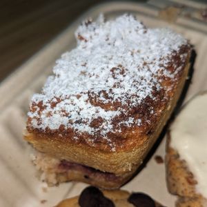 Coconut berry loaf at Mystic Coffee in Hollywood