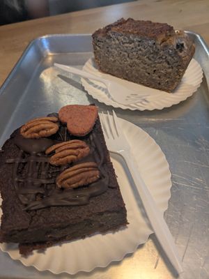 Brownie at Mystic Coffee in Hollywood