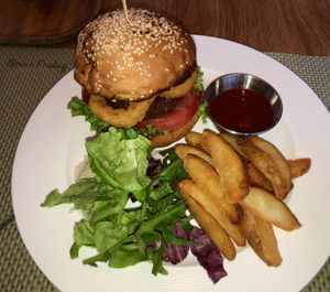 The vegan burger: Beyond  at Green Friday in Shanghai