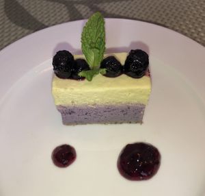 Amazing Blueberry cake, cold at Green Friday in Shanghai