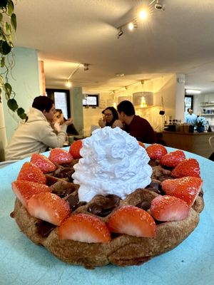  #Veganuary at Heart-Garden Waffles & Coffee in Amsterdam