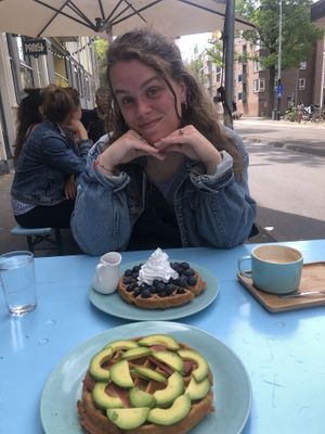   at Heart-Garden Waffles & Coffee in Amsterdam