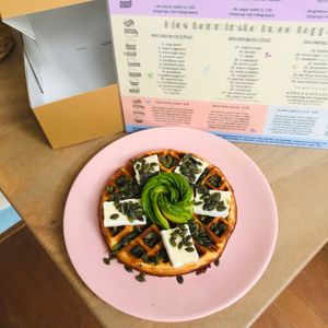 Heart-Garden Wicked Waffles at Heart-Garden Waffles & Coffee in Amsterdam