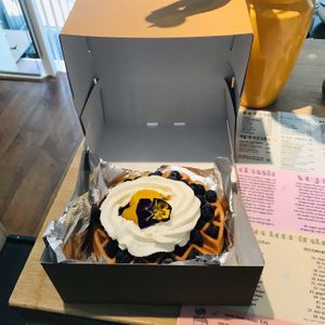 We also do deliveries! at Heart-Garden Waffles & Coffee in Amsterdam