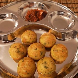 Chettinad kara paniyaram at Samprita in Oud Heverlee