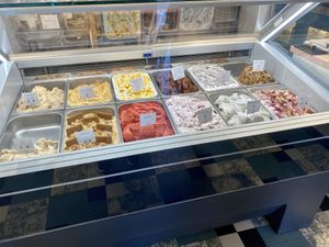 Ice cream selection  at IceLab NiceCream Creations in Antwerpen