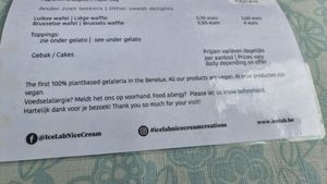 100%vegan at IceLab NiceCream Creations in Antwerpen