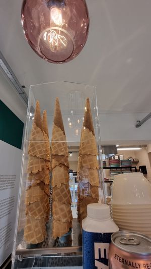 Cones at IceLab NiceCream Creations in Antwerpen