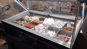 Ahhh all the ice creams at IceLab NiceCream Creations in Antwerpen