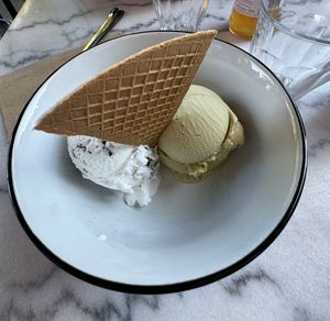 The pistacchio & stracciatella 😋  at IceLab NiceCream Creations in Antwerpen