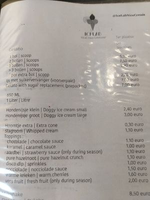  at IceLab NiceCream Creations in Antwerpen