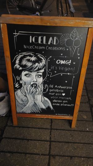  at IceLab NiceCream Creations in Antwerpen
