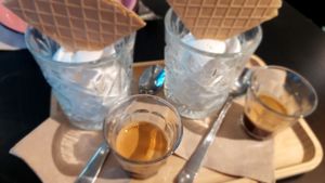 Affogato at IceLab NiceCream Creations in Antwerpen