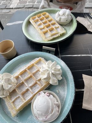 Brusselse wafel   at IceLab NiceCream Creations in Antwerpen