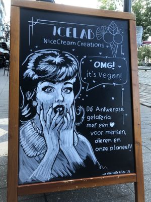 🥰🥰🥰 at IceLab NiceCream Creations in Antwerpen