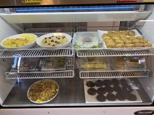 Deli case   at Root 66 Cafe in Santa Fe