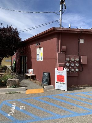 Cool little cafe. Great outdoor seating.  at Root 66 Cafe in Santa Fe