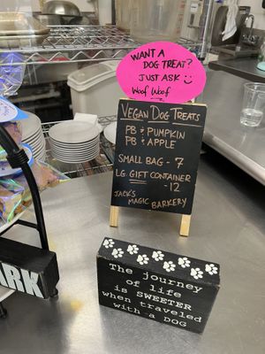 Dog treats!   at Root 66 Cafe in Santa Fe