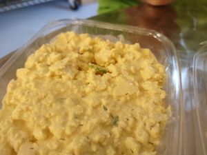 "Egg" salad at Root 66 Cafe in Santa Fe