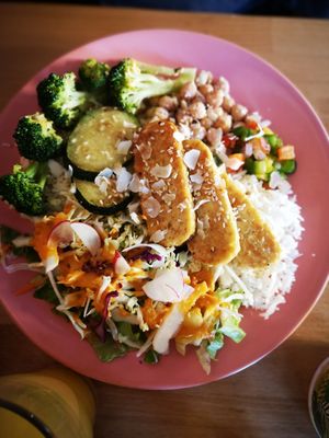 Mochito tempeh at KOA Bistro & Bar in Ljubljana