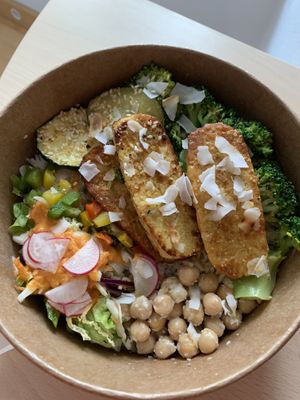 Mochico tempeh at KOA Bistro & Bar in Ljubljana