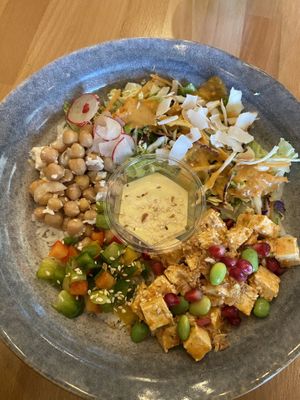 tofu poké at KOA Bistro & Bar in Ljubljana