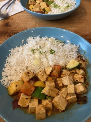 orange tofu  at KOA Bistro & Bar in Ljubljana
