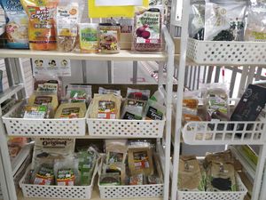 Rock sugar, beetroot ramen and himalayas rock salt at Organic & Nature in West Singapore