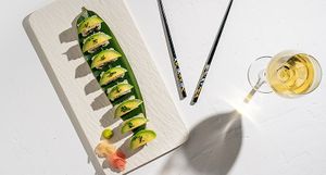 Vegan Sushi  at Koukoumi Hotel in Mykonos