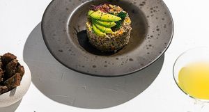 Qinoa salad  at Koukoumi Hotel in Mykonos