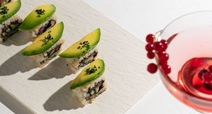 Vegan Sushi  at Koukoumi Hotel in Mykonos