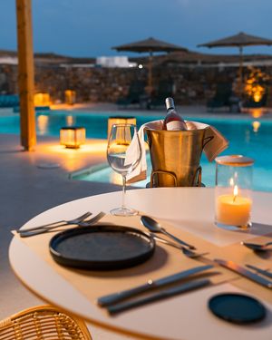 Koukoumi Vegan Restaurant  at Koukoumi Hotel in Mykonos