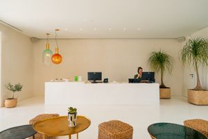 Koukoumi Reception  at Koukoumi Hotel in Mykonos