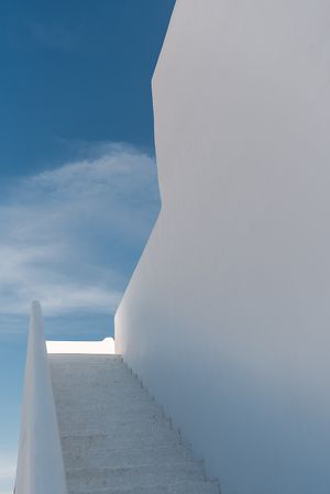 Koukoumi Stairs  at Koukoumi Hotel in Mykonos