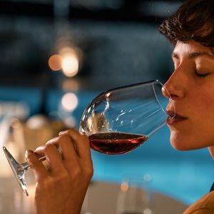 Dining Area by the pool  at Koukoumi Hotel in Mykonos