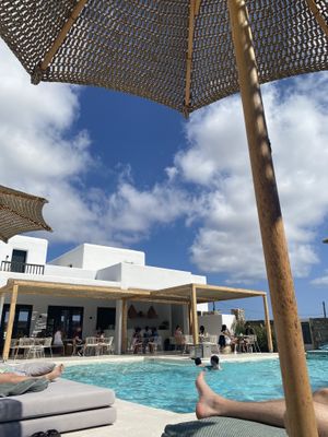 Pool at Koukoumi Hotel in Mykonos