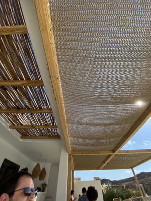 Sunshading at Koukoumi Hotel in Mykonos