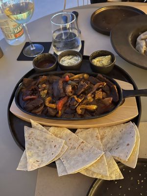 Stir fry wraps at Koukoumi Hotel in Mykonos