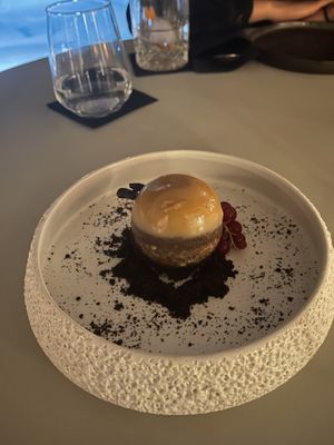 Peanut butter chocolate dessert at Koukoumi Hotel in Mykonos
