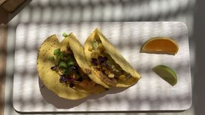 Vegan tacos 🌮   at Koukoumi Hotel in Mykonos