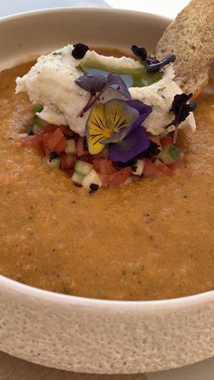 Gazpacho   at Koukoumi Hotel in Mykonos