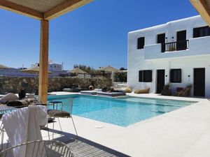 Poolside at Koukoumi Hotel in Mykonos