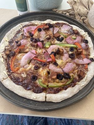 Pizza   at Koukoumi Hotel in Mykonos